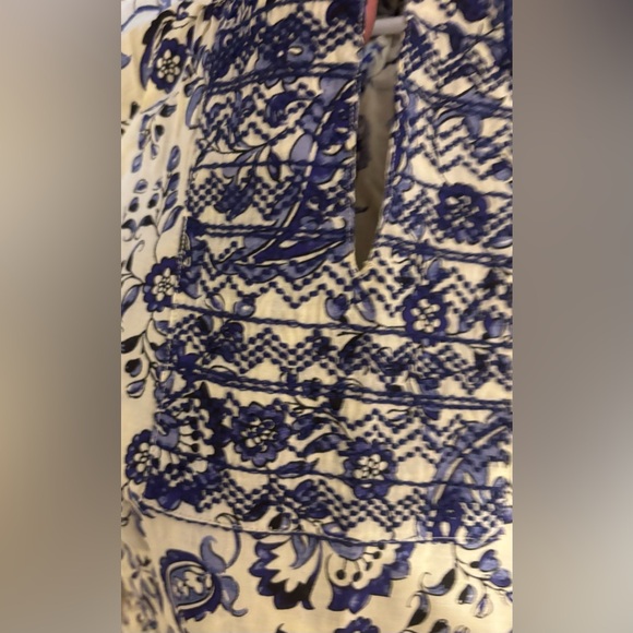 Jak & Peppar by mustard Pie blue boho peasant tunic in size 7 NWT - Picture 3 of 10